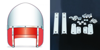 Beaded H-Duty 49-59 style red (IT)