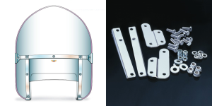 Beaded H-Duty 49-59 style clear