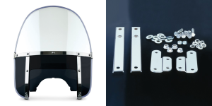 Beaded H-Duty round top/notched black (IT)