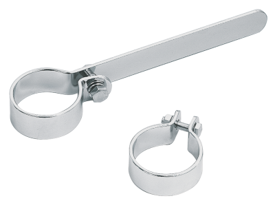 Exhaust clamps 1-3/4" long, pair (IT)