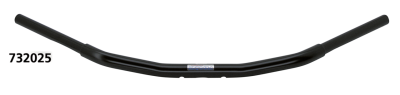 Flyer bar 1-1/4" 87cm wide  5 hole Black (IT)