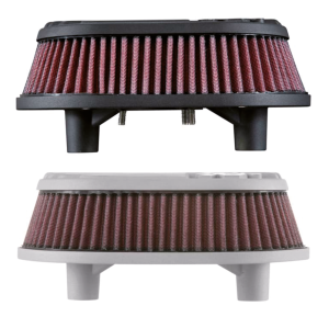 K&N Black Streetmetal oval A/C ME17-up (IT)