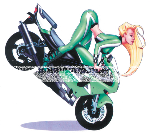 Endo girl 5.15"x4.16" decal (IT)