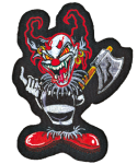 Ax Clown patch 4.75"x6"