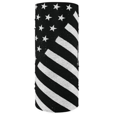 Zan Motley Tube Polyester B&W USA Flag (IT)
