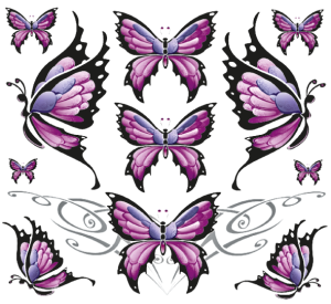 BUTTERFLY SHEET LG 11,5"X11,75" (IT)