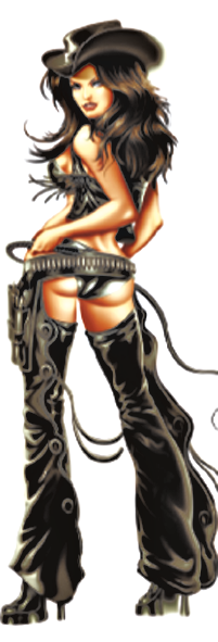 OUTLAW BABE 3"X10" (IT)