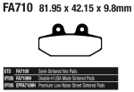 EBC-V ST18-up brake pads rear
