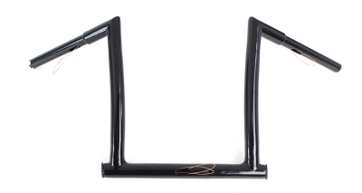 14" ChiZeled Bar 1.25" Black Dimpled TBW (IT)