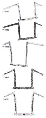 12" ChiZeled Bar 1.25" Chr Dimpled TBW (IT)