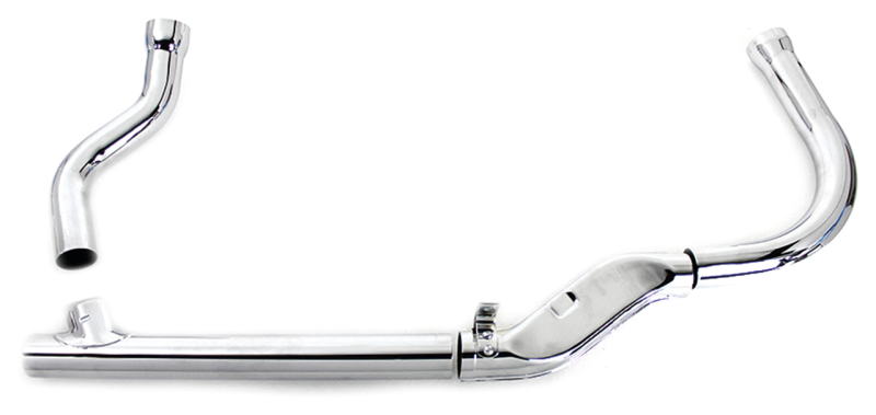 2-1 Complete Exhaust Chrome FL58-64 (IT)