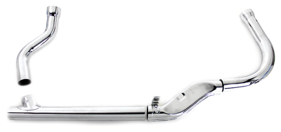 2-1 Complete Exhaust Chrome FL58-64