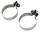 Panhead stainless exhaust port clamp set (IT)