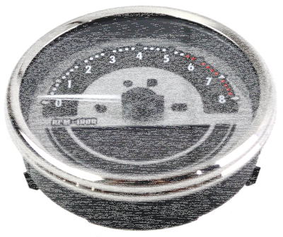 5" Speedo/Tachometer Silver KMH/MPH (IT)