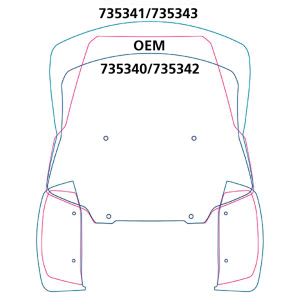 NC V-Stream short clear plain RA21-up