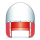 NC Heritage 5-Bolt HD Peaked Top Red (IT)
