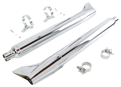 1961 Style Fishtails Chrome FLT95-17 (IT)