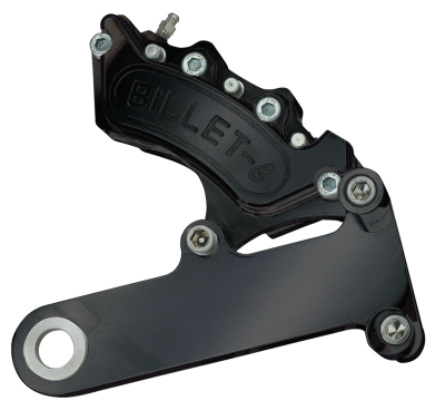 Billet 6 rear brake FXR82-94 black (IT)