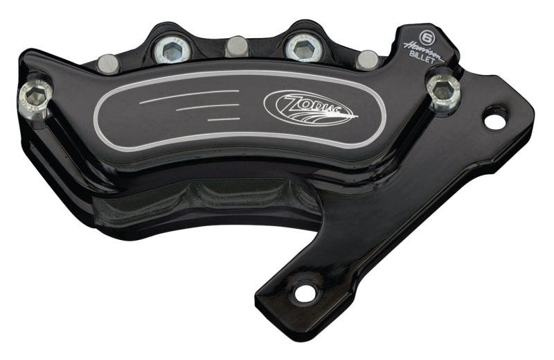 Blk Billet-6 Caliper, fits Fat Bubba R/H (IT)