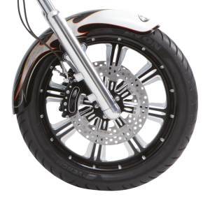 Blk Billet-6 Caliper, fits Fat Bubba R/H (IT)