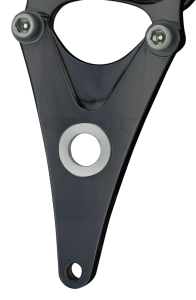 Harrison Rear caliper bracket 10" Black