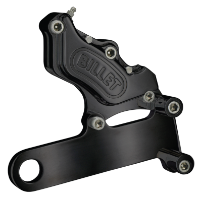 Billet 4 rear brake FLH/T84-99 Black (IT)