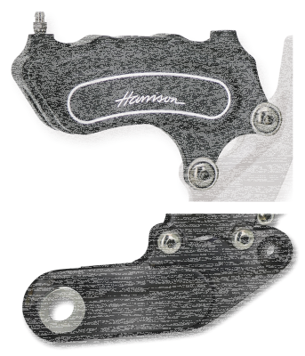Slimline 6 rear brake F*ST84-87 Black (IT)