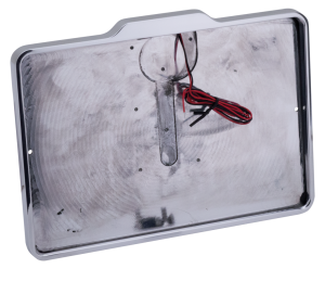 Licenseplateframe w/lic light polish DK (IT)