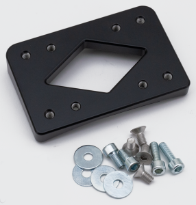 Rear fender licenseframe mount thin blk (IT)