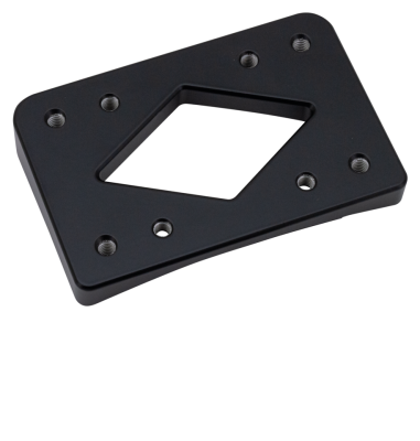 Rear fender licenseframe mount thin blk (IT)