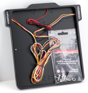 DMP 3-1 License Frame DE Matt Black (IT)