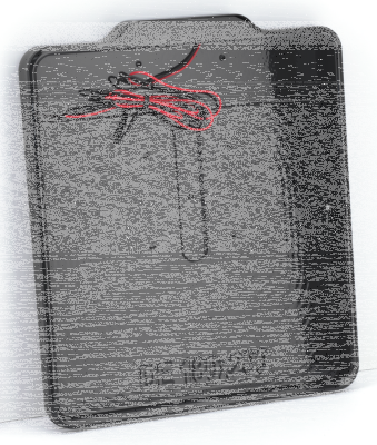 DMP License Frame DE Gloss Black (IT)