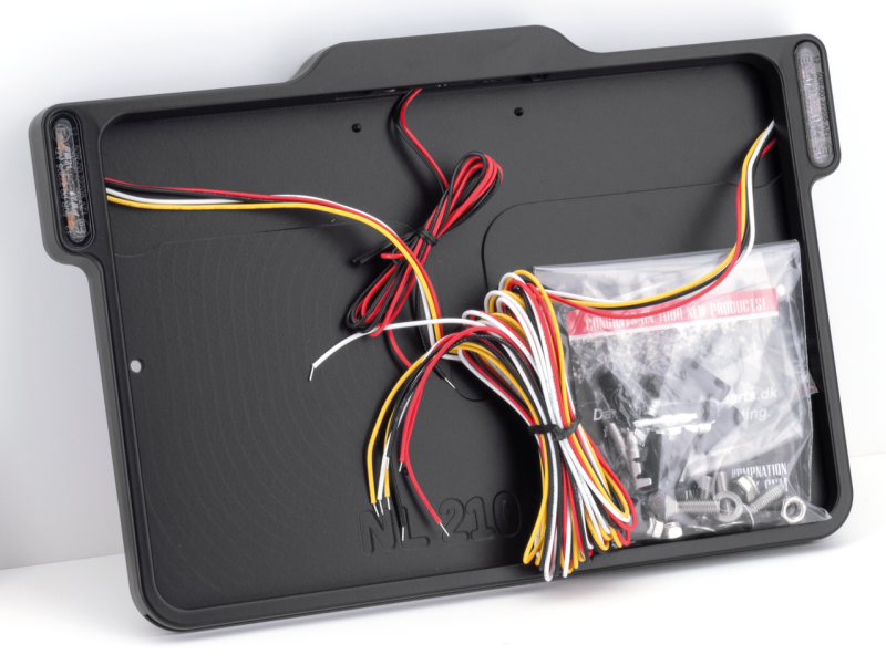 DMP 3-1 License Frame NL Matt Black (IT)