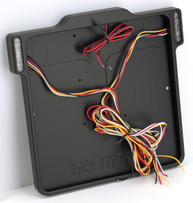 DMP 3-1 License Frame IT Matt Black (IT)