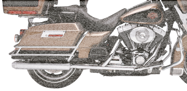 Kerker mufflers w/o end caps FLH85-94 (IT)
