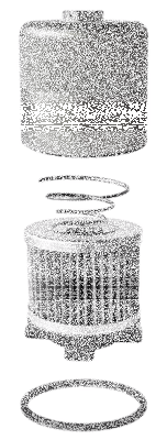 Jagg HyperFlow Oil Filter Titanium H-D (IT)