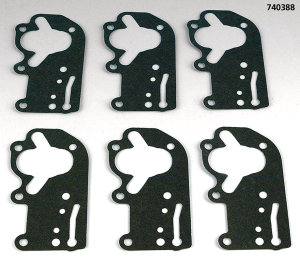 10pck Black paper pump body gasket 68-80 (IT)