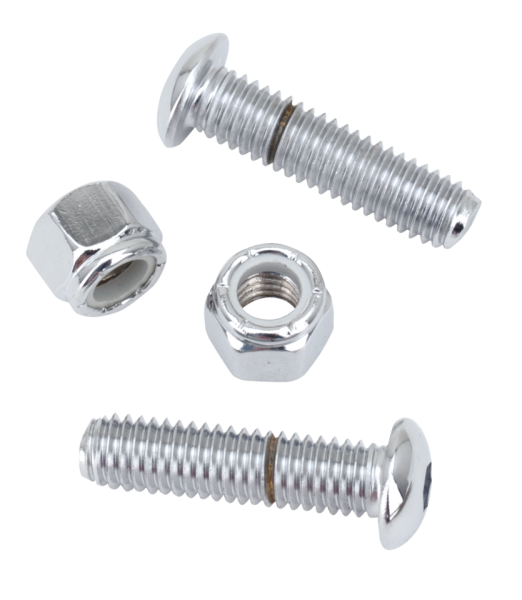FOOT PEG BOLT KIT, CHROME (IT)