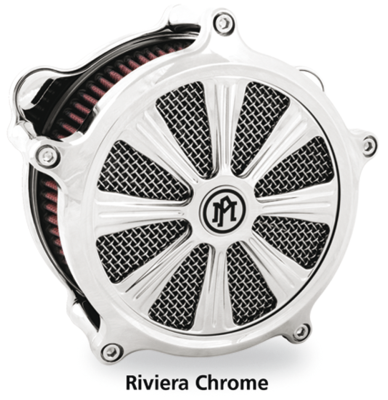 PM aircleaner cover Riviera Chrome (IT)