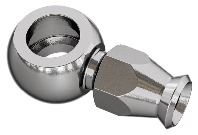 Short banjo 3/8" hole Stainless (IT)