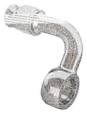Brakeline banjo 90degr. 7/16" stainless (IT)