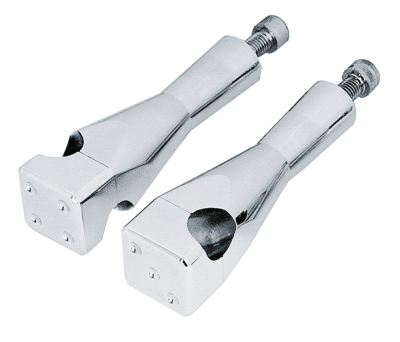 Kustom-Tech Lucky 7 risers 5" polished (IT)