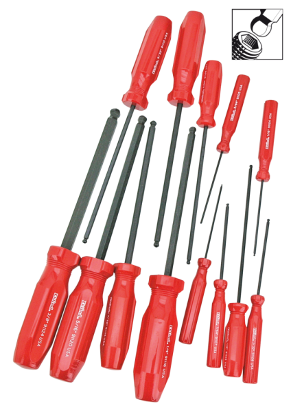 Eklind 13 piece Inch Ball driver set Hex (IT)
