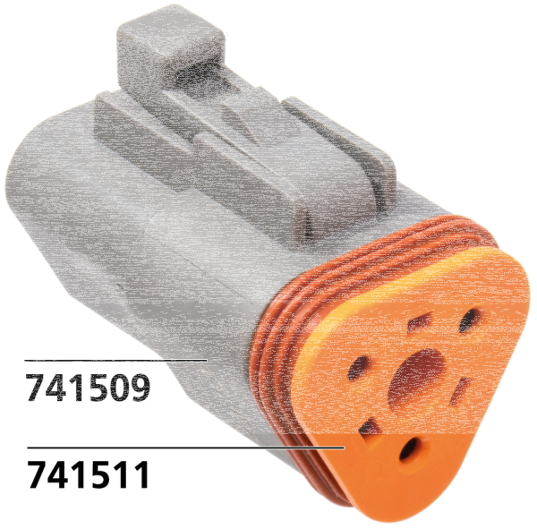 Wedge for 3 pole socket housing (IT)