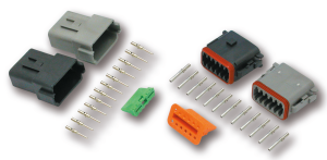 12 Pole grey pin housing