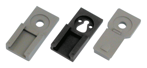 Grey mounting bracket 2-3-4-6-12 pole re (IT)