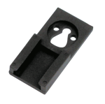 Black mounting bracket 2-3-4-6-12 pole r