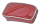 Pillion pad small uni mount Red flake (IT)