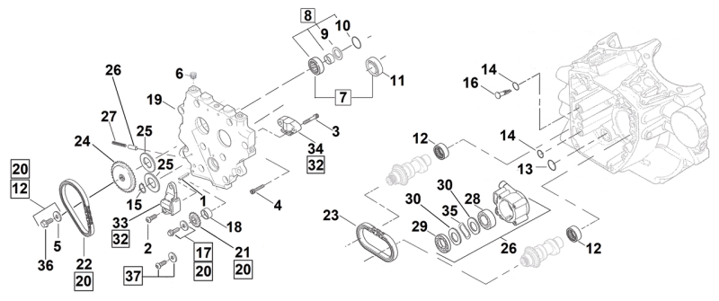 FEULING oil pump FXD06 TC07-17 (IT)