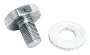 Chrome Stem Bolt FLST FXR FXD XL, 86 up